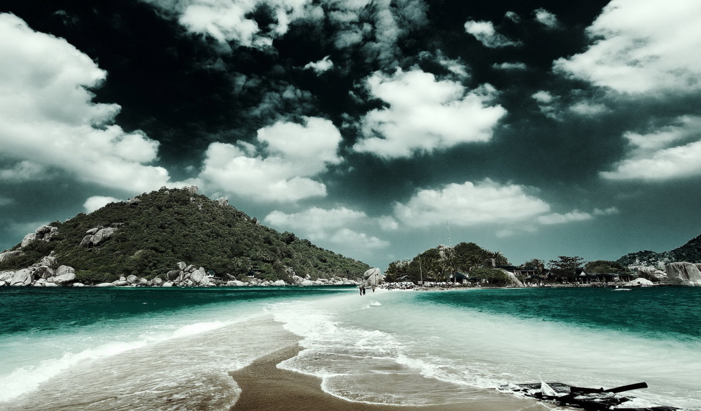 Мелководье между островами