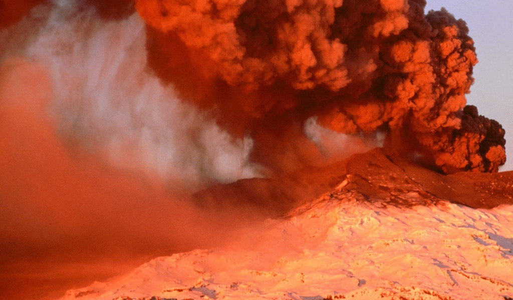 Вулканический пепел