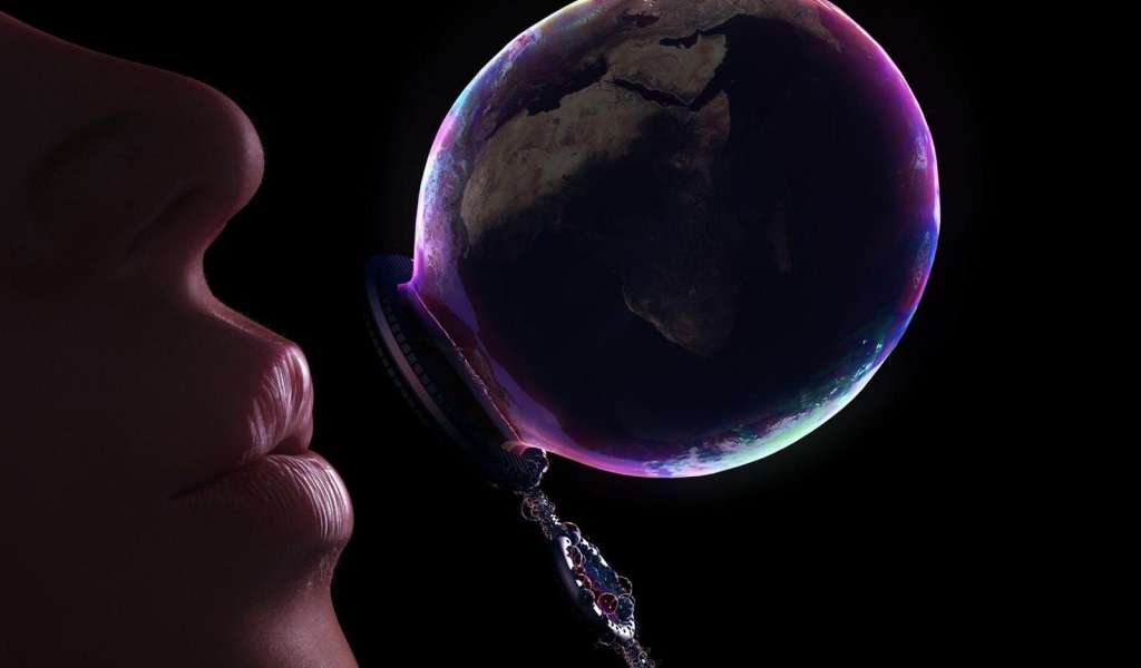 Мыльный пузырь Планета Земля