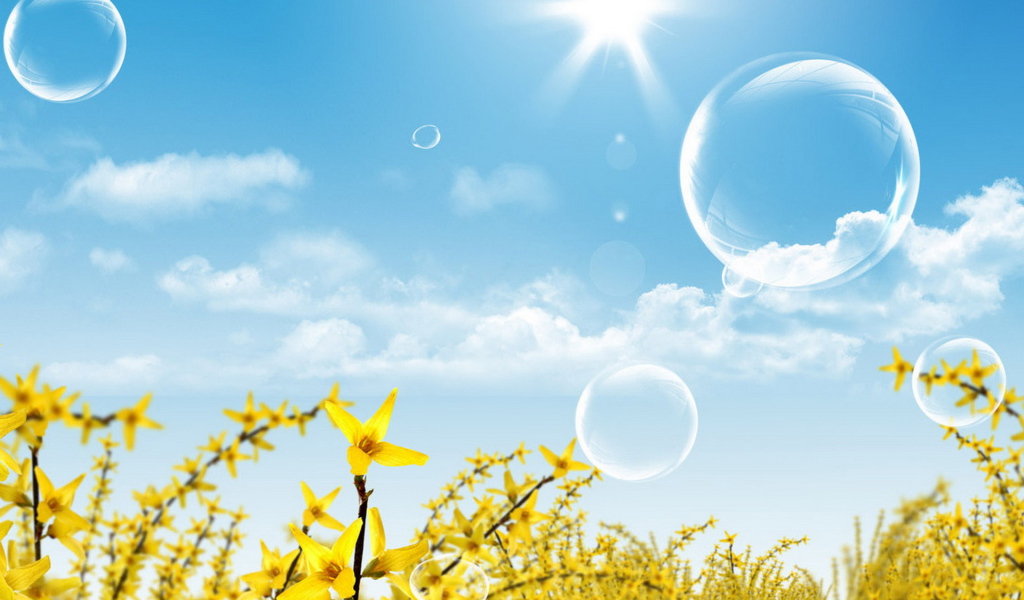 Пролетающие пузыри