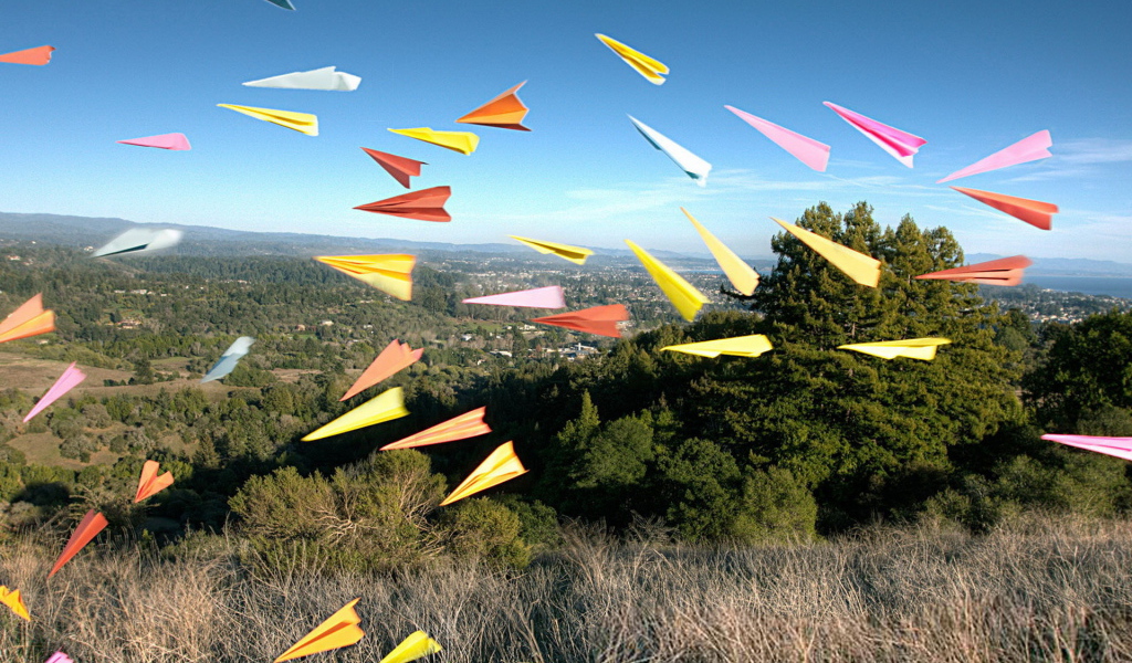 Бумажные самолетики