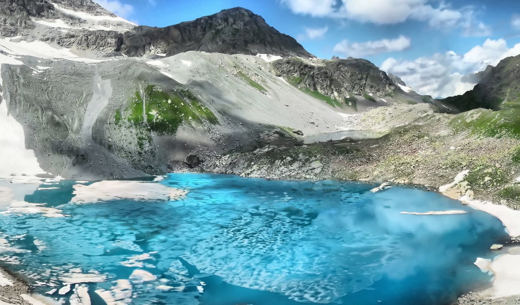 Озеро в горах