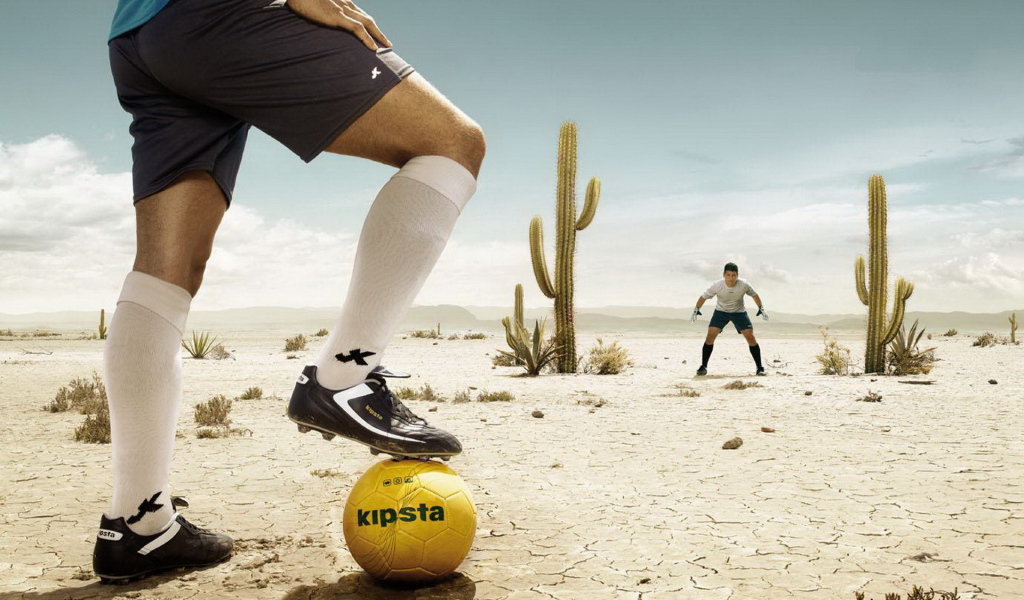 Футбол в пустыне