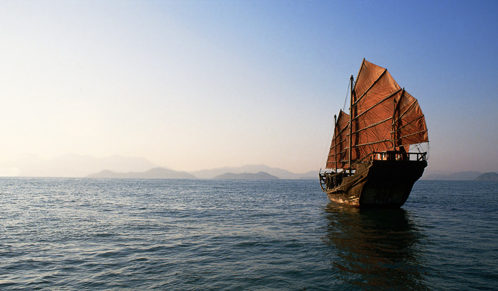 Старинный Китайский корабль