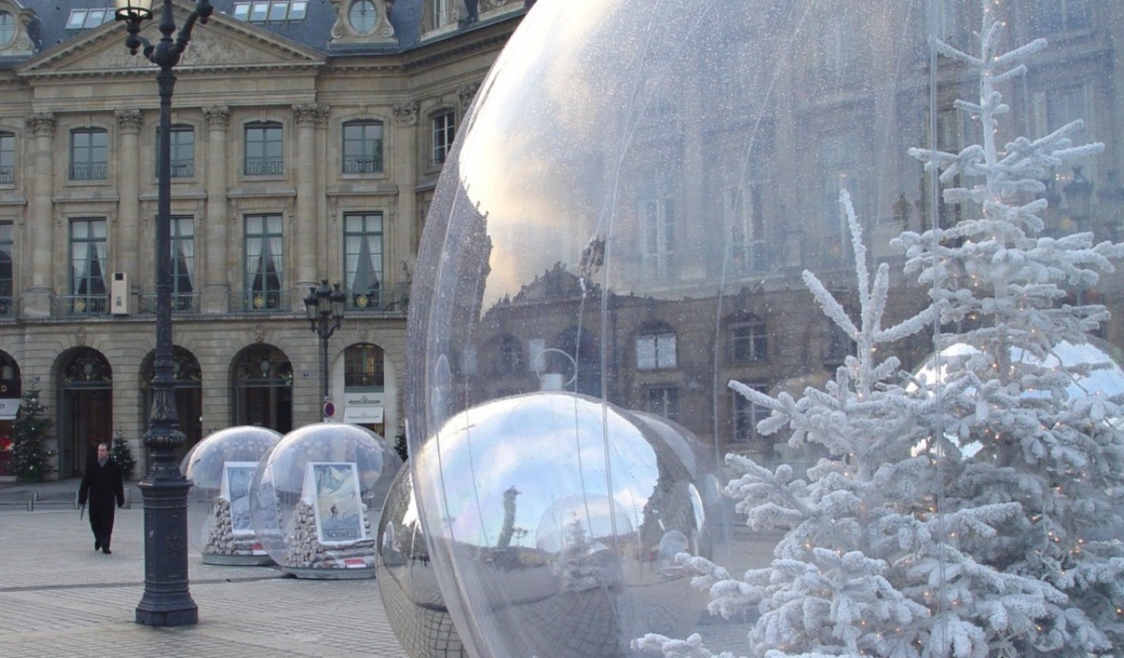 Париж в Рождество