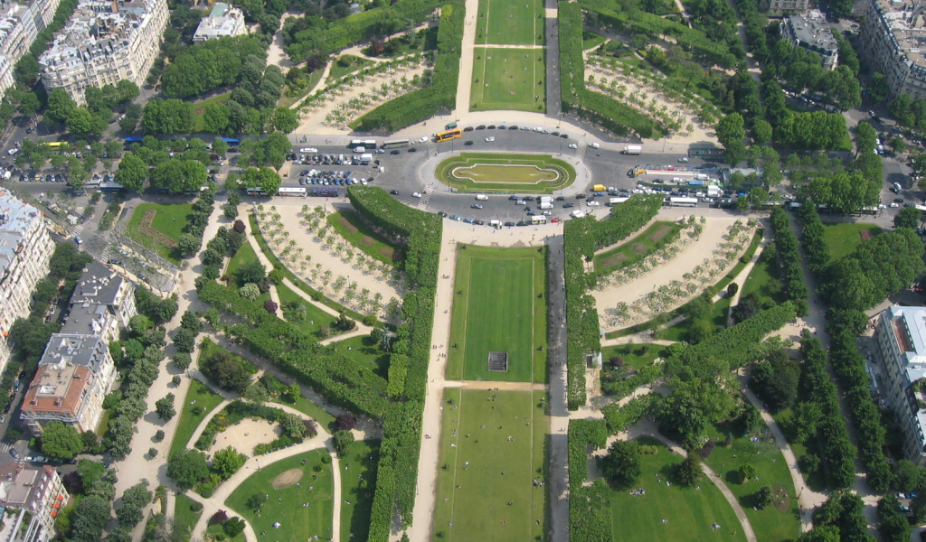 Париж сверху