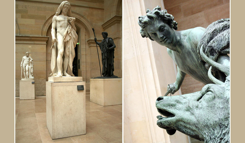Статуи Лувр
