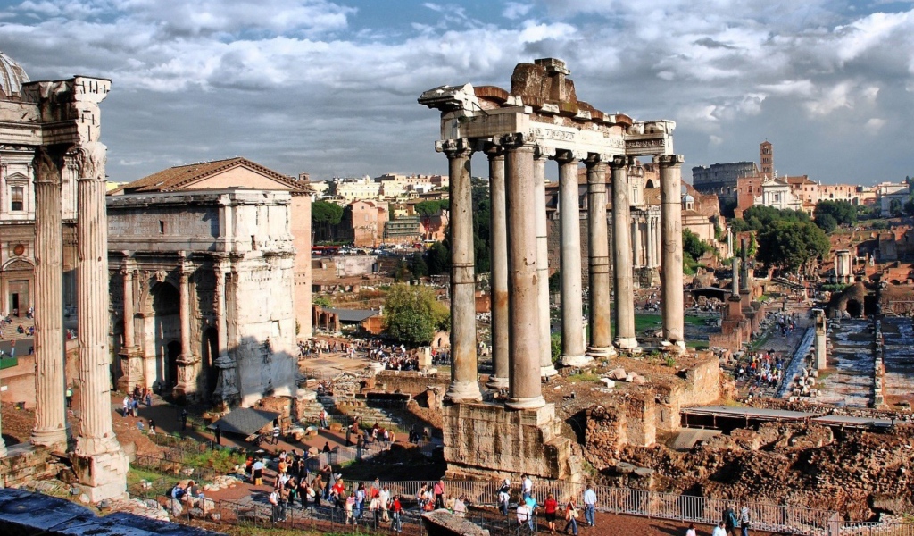 Развалины старого Рима