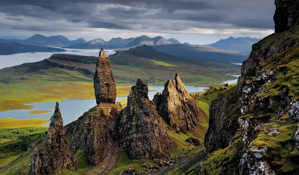 Горы на Гебридском острове