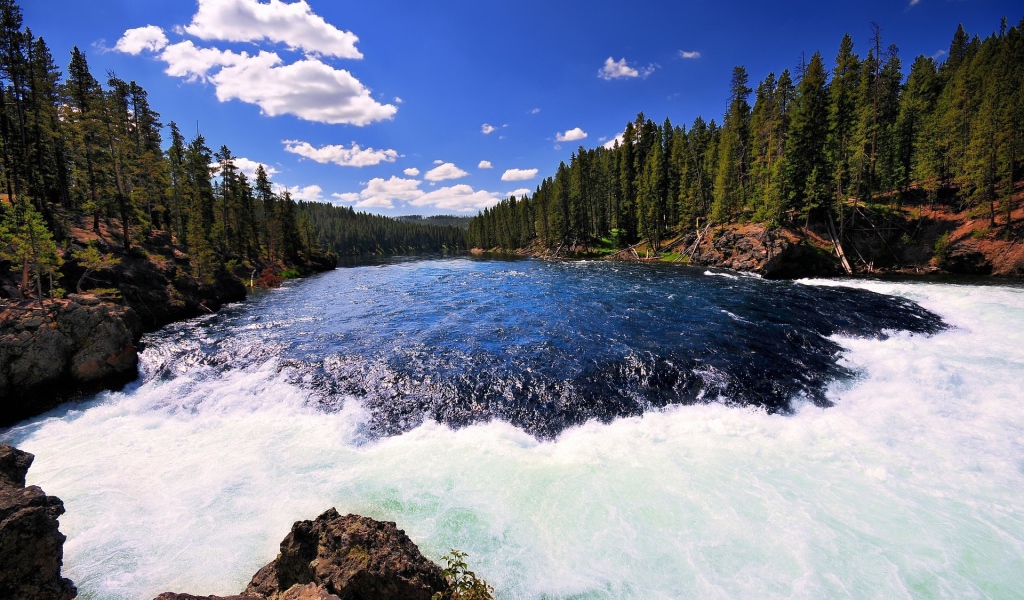 река Йеллоустон, Йеллоустонский национальный парк