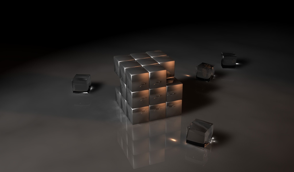 3-D Cube-rubik