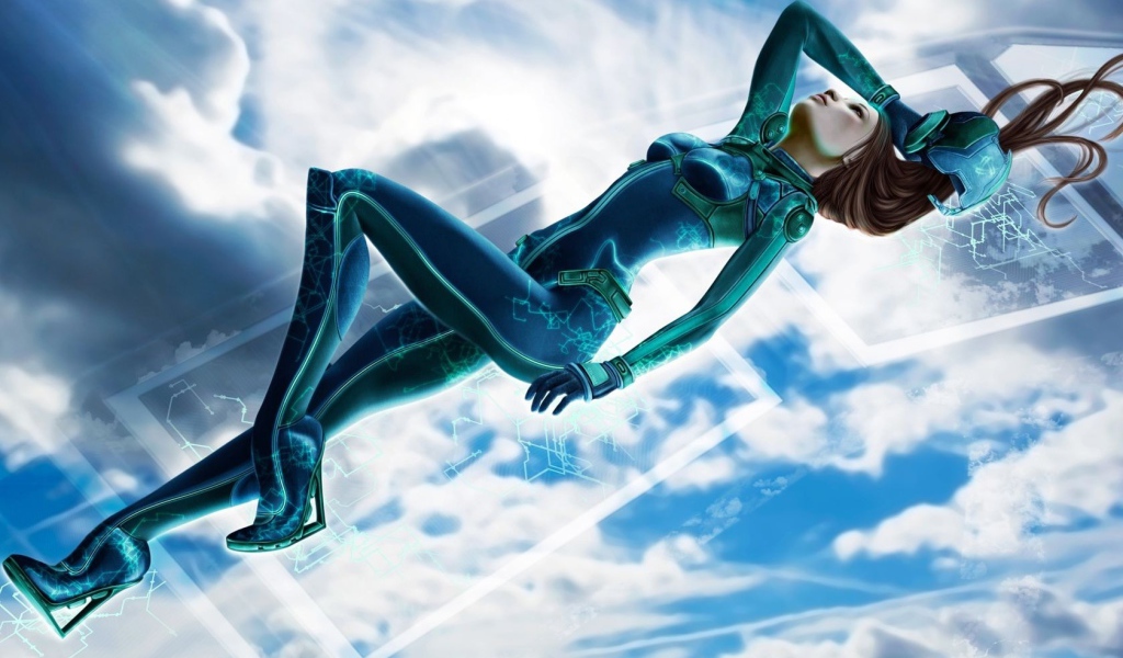 Девушка в облаках