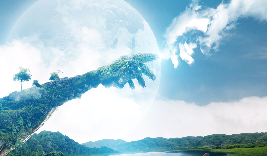 Рукой в небо