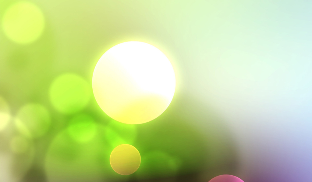 Разноцветные блики