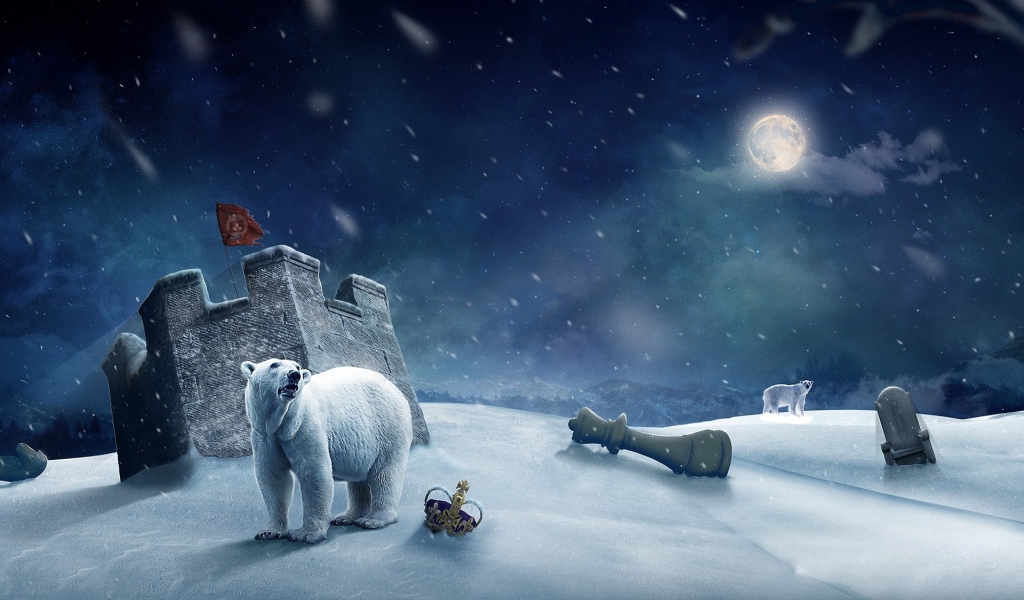 Белые медведи и шахматы