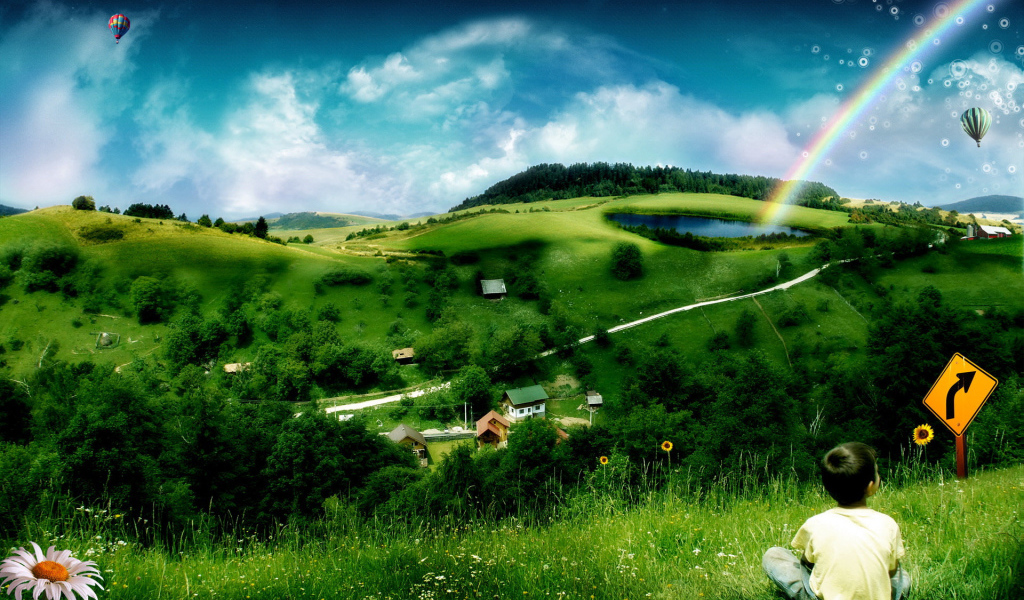 Лето в деревне