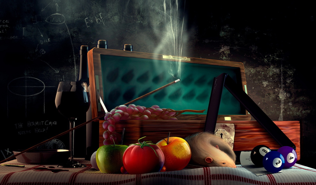 Необычный натюрморд