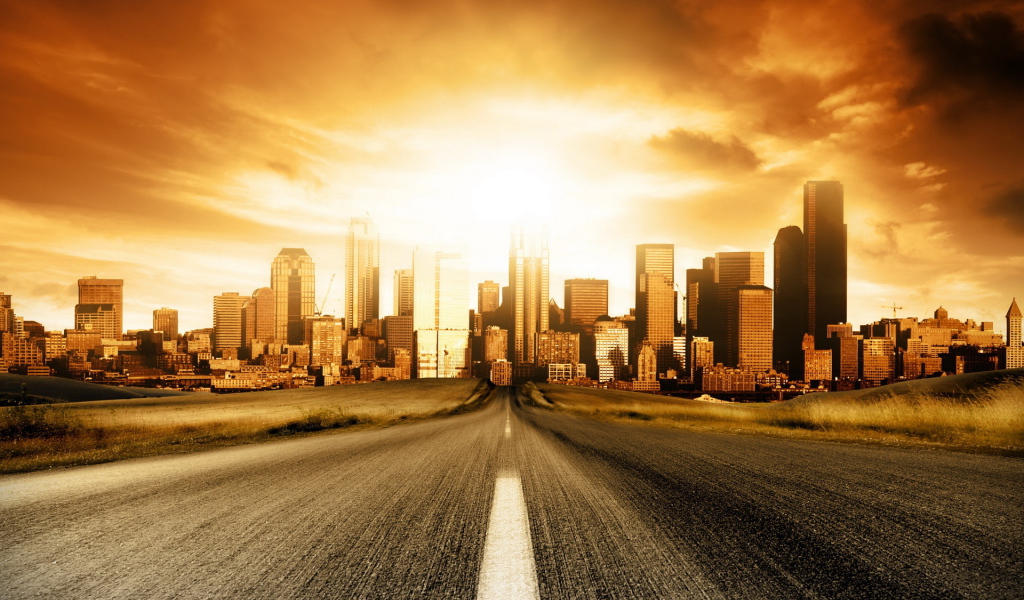 Дорога в город