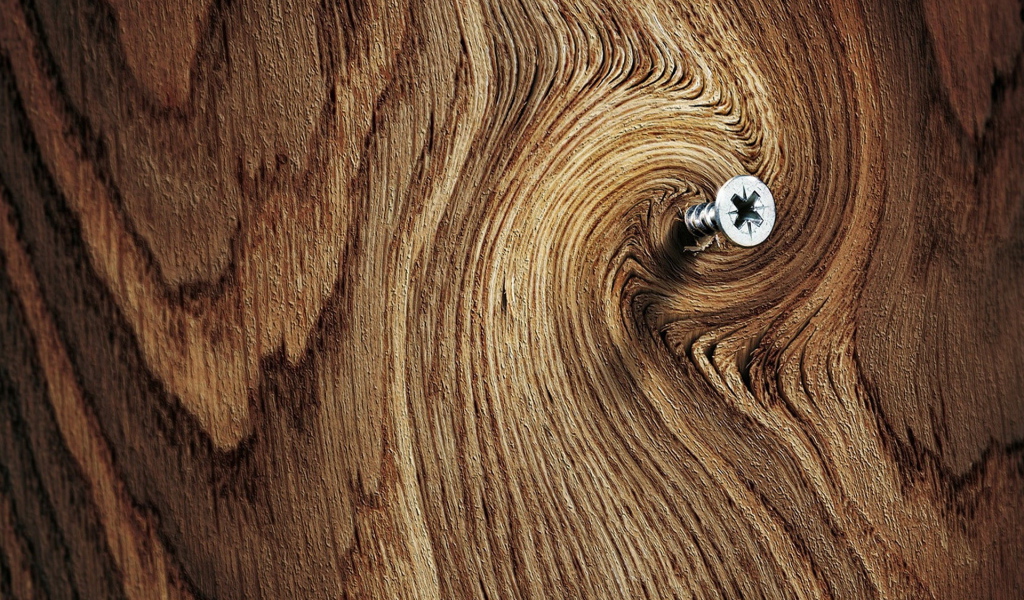 Саморез в доске