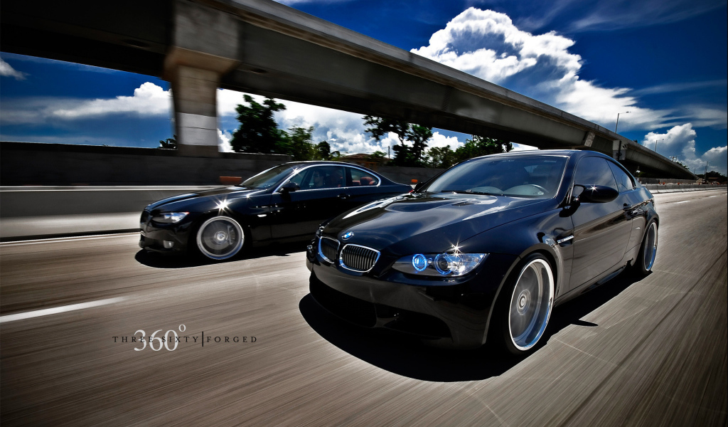 black BMW Coupe