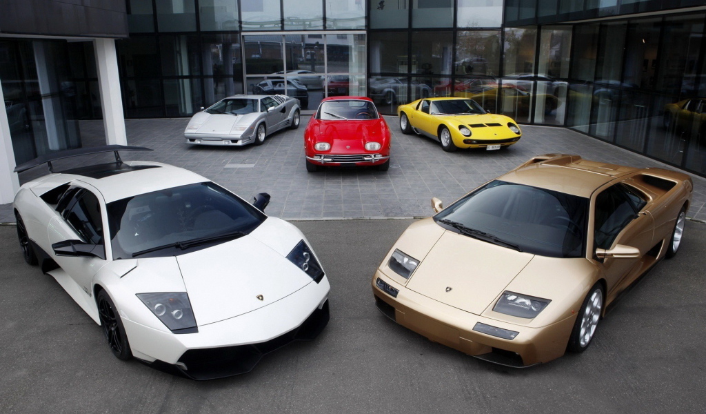 Different Lamborghinis