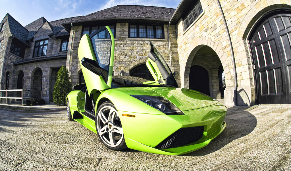 Lamborghini Murcielago, двери-крылья