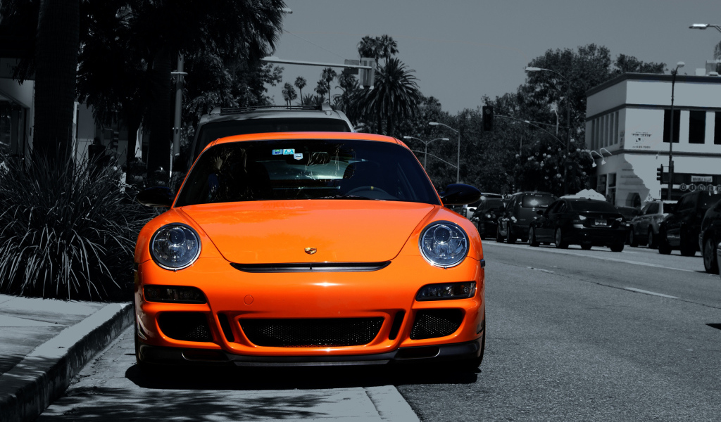 Porsche 911 Orange