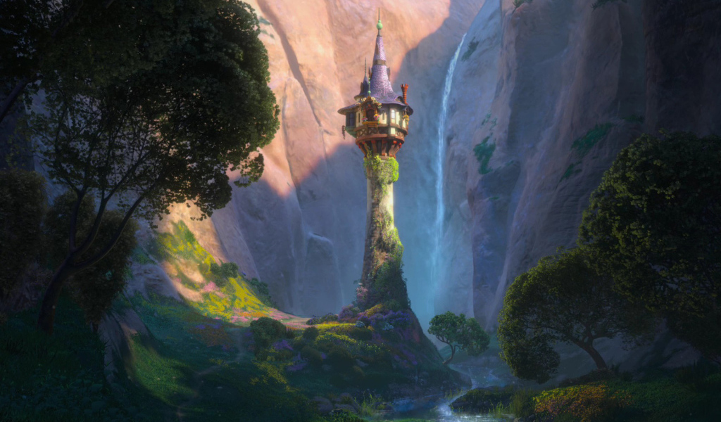 «Рапунцель: Запутанная история», Башня