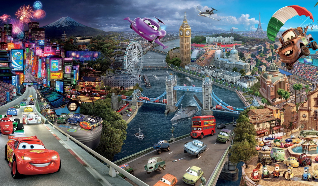 мультфильм Тачки часть 2