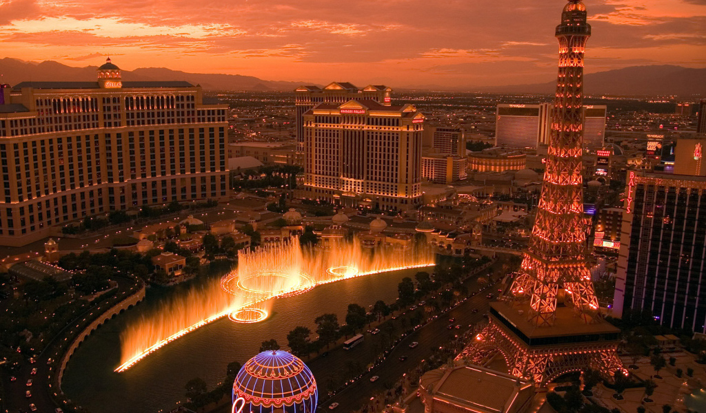 Лас Вегас вечером