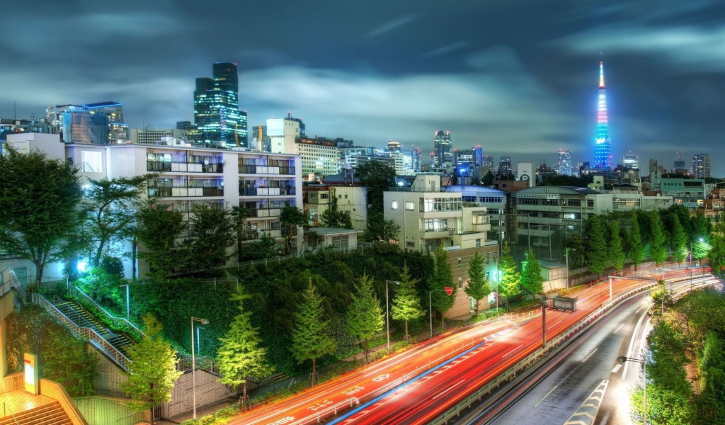 ночной Токио