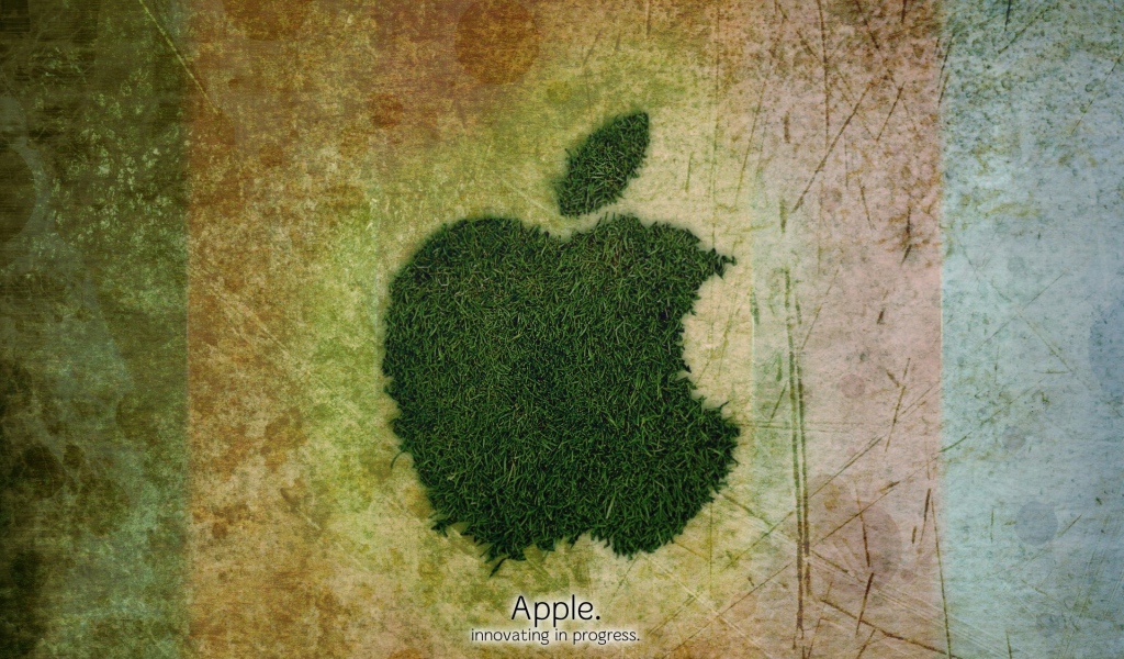 Apple, трава