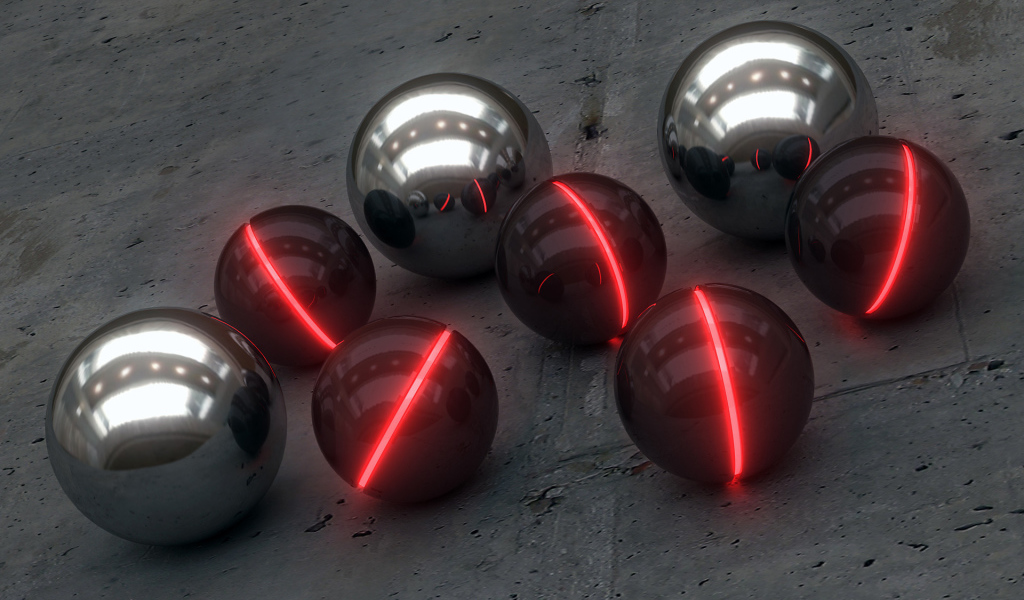 Пылающие шары