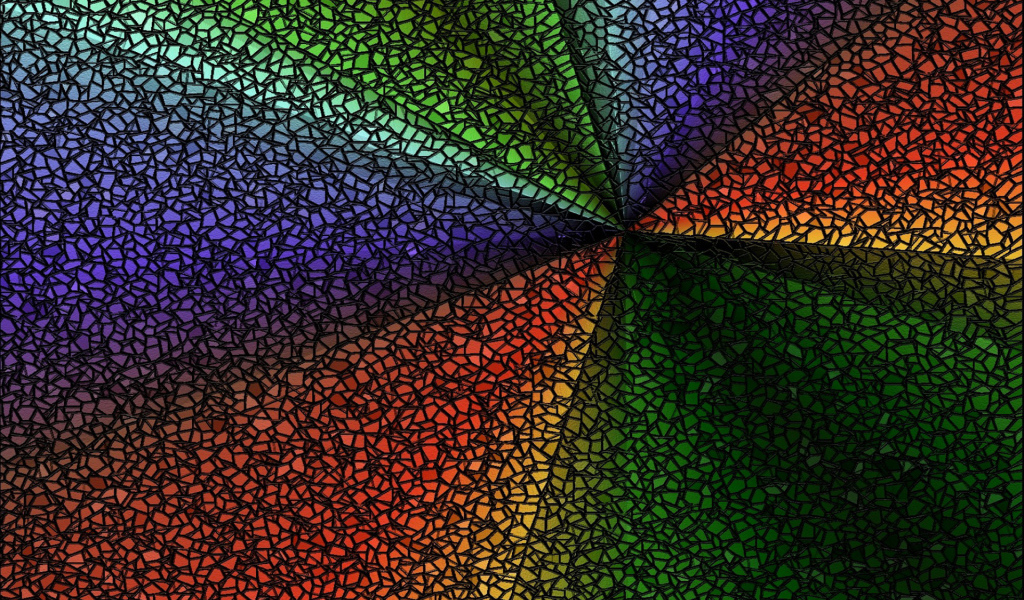 Радужная мозаика