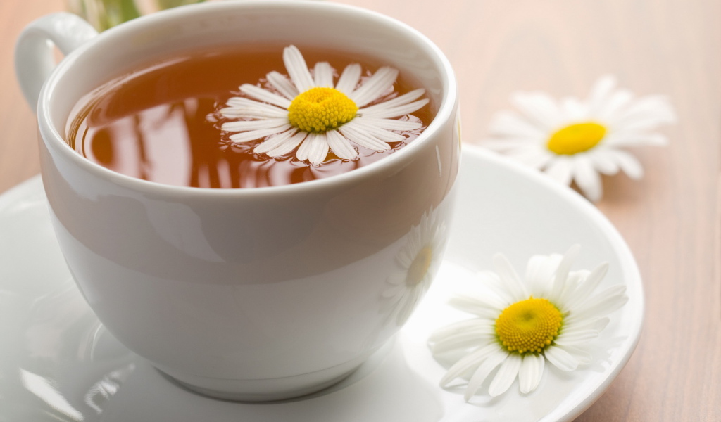 Чай с ромашкой