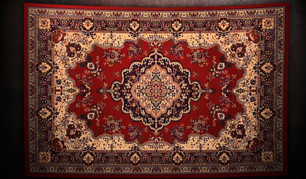 Фото на фоне ковра