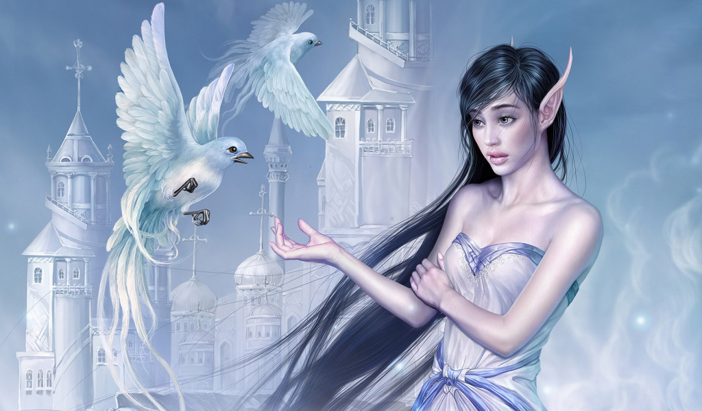 Эльфийская девушка