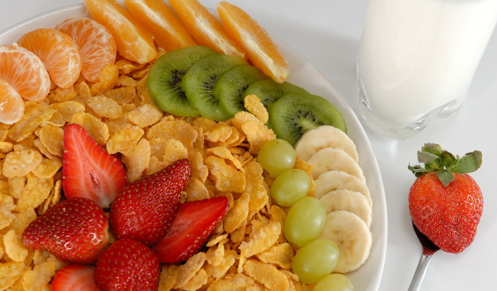 Хлопья с фруктами