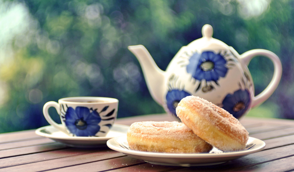 Пончики к чаю