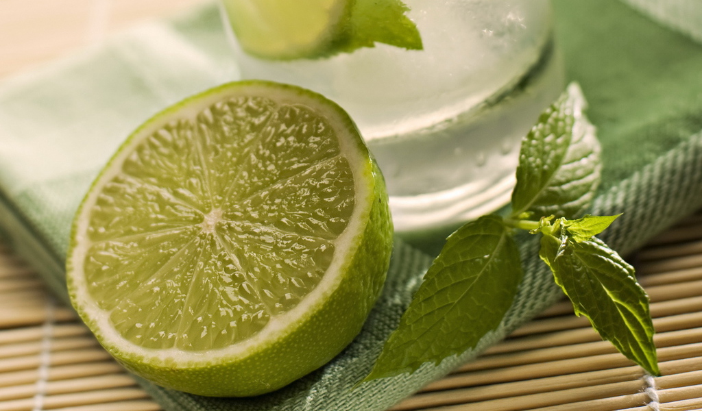 Лайм с мятой