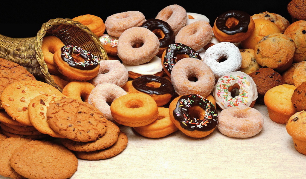 Пончики и кексы