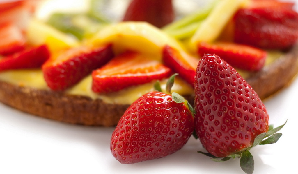 Клубничный пирог