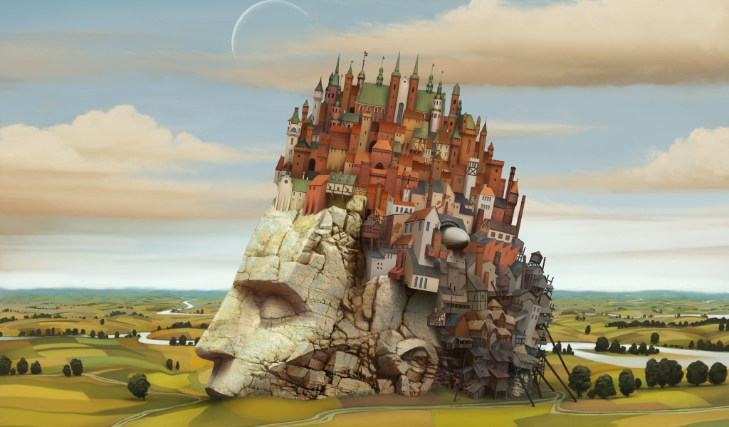 Замок на голове