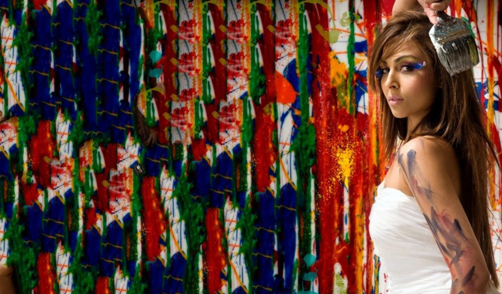 Девушка художница