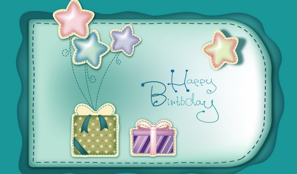Открытка на День Рождения