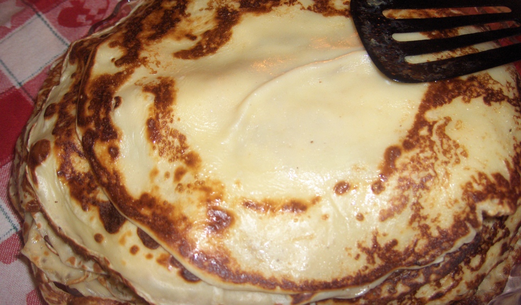 Домашние румяные блины