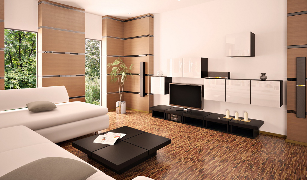 Гостиная в стиле модерн