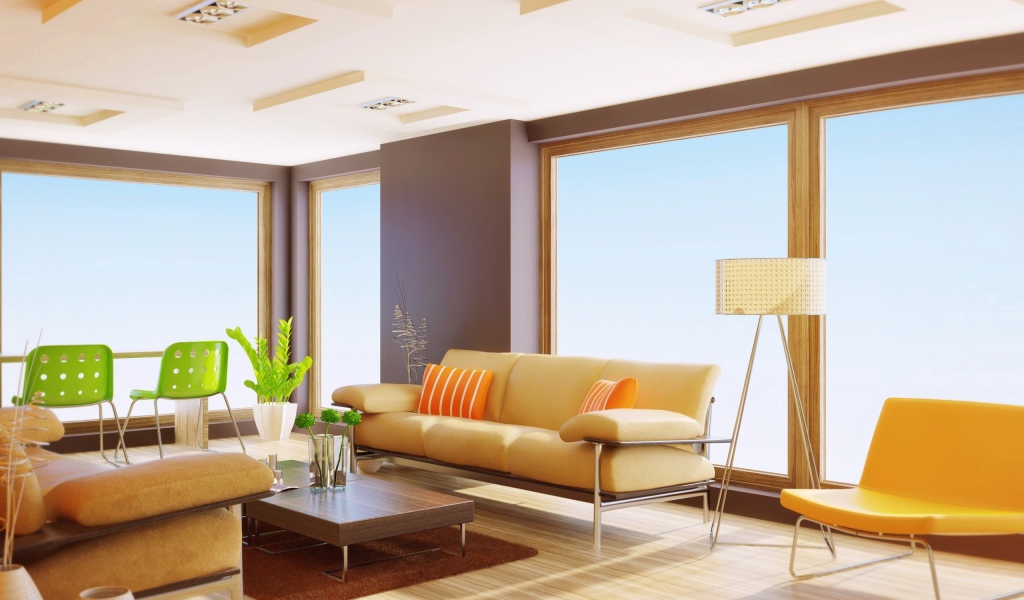 Интерьер гостиной