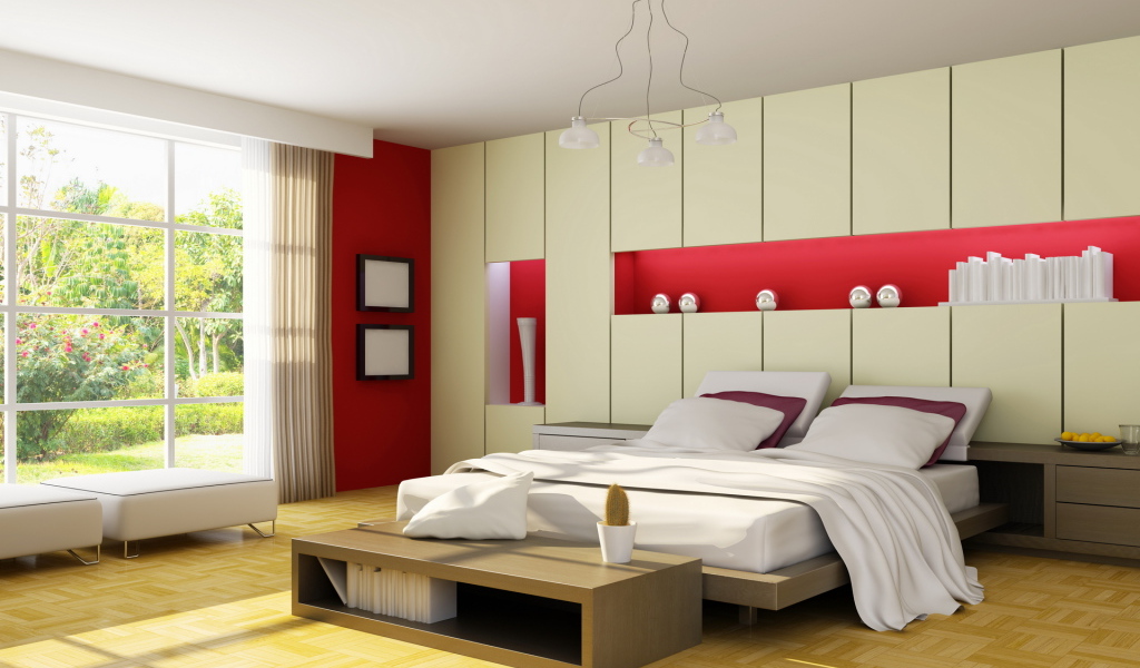 Интерьер спальной комнаты