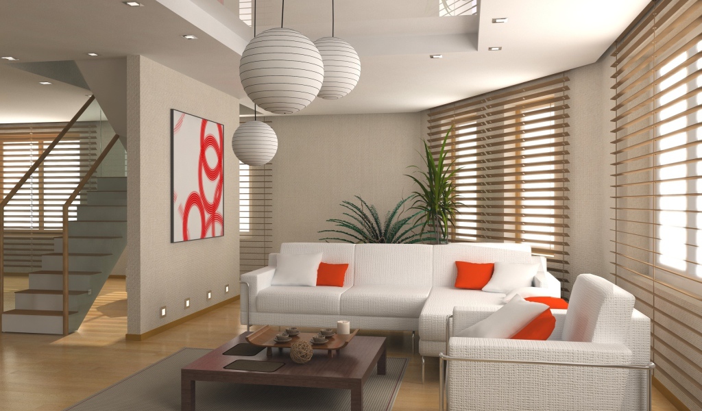 Гостинная в доме